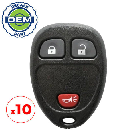 10 x 2005-2007 GM / 3-Button Keyless Entry Remote / PN: 15100811 / KOBGT04A (OEM Recase) 10 x 2005-2007 GM / 3-Button Keyless Entry Remote / PN: 15100811 / KOBGT04A (OEM Recase)