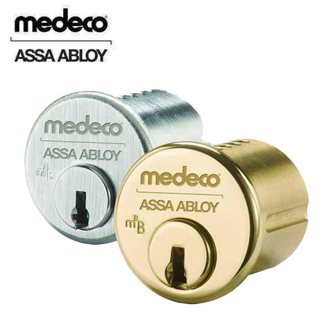 Medeco - M3 BiLevel - 6-Pin - 1-1/2" Mortise Cylinder - Z01 Standard Yale Cam - DL Keyway Pinned - 26D - Satin Chrome - Grade 1 Medeco - M3 BiLevel - 6-Pin - 1-1/2" Mortise Cylinder - Z01 Standard Yale Cam - DL Keyway Pinned - 26D - Satin Chrome - Grade 1