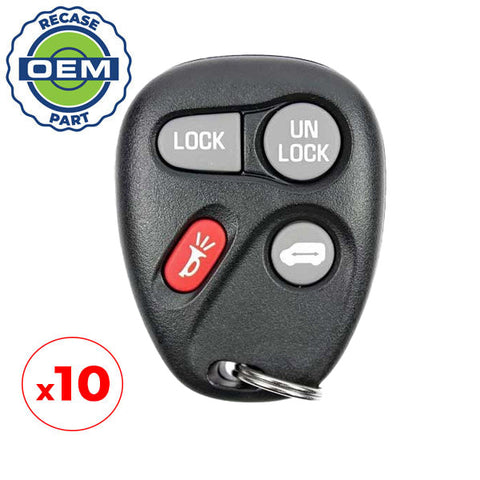 10 x 1997-2000 GM / 4-Button Keyless Entry Remote / PN: 10245953 / ABO0204T (OEM Recase) 10 x 1997-2000 GM / 4-Button Keyless Entry Remote / PN: 10245953 / ABO0204T (OEM Recase)