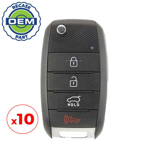 10 x 2014-2019 Kia Soul / 4-Button Flip Key / PN: 95430-B2100 / OSLOKA-875T (PS) (OEM Recase) 10 x 2014-2019 Kia Soul / 4-Button Flip Key / PN: 95430-B2100 / OSLOKA-875T (PS) (OEM Recase)