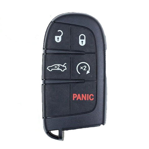 10 x 2019-2023 Dodge Challenger / Charger / 5-Button Smart Key / PN: 68394195 AA / M3M40821302 (OEM Recase) 10 x 2019-2023 Dodge Challenger / Charger / 5-Button Smart Key / PN: 68394195 AA / M3M40821302 (OEM Recase)
