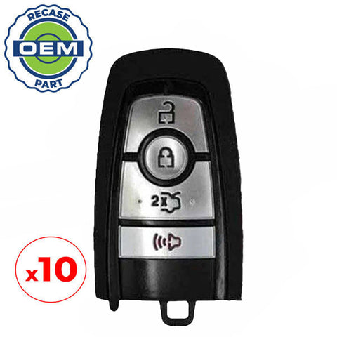 10 x 2017-2020 Ford / 4-Button Smart Key / PN: 164-R8150 / M3N-A2C93142300 (OEM Recase) 10 x 2017-2020 Ford / 4-Button Smart Key / PN: 164-R8150 / M3N-A2C93142300 (OEM Recase)