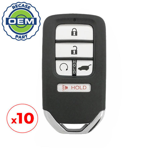 10 x 2016-2020 Honda CR-V Civic Pilot / 5-Button Smart Key / PN: 72147-TG7-A31 / KR5V2X V44 (Driver 1) (OEM Recase) 10 x 2016-2020 Honda CR-V Civic Pilot / 5-Button Smart Key / PN: 72147-TG7-A31 / KR5V2X V44 (Driver 1) (OEM Recase)