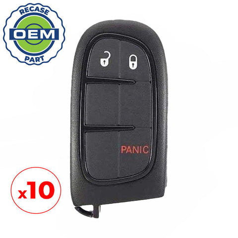 10 x 2013-2018 Dodge Ram / 3-Button Smart Key / PN: 56046954AG / GQ4-54T (OEM Recase) 10 x 2013-2018 Dodge Ram / 3-Button Smart Key / PN: 56046954AG / GQ4-54T (OEM Recase)