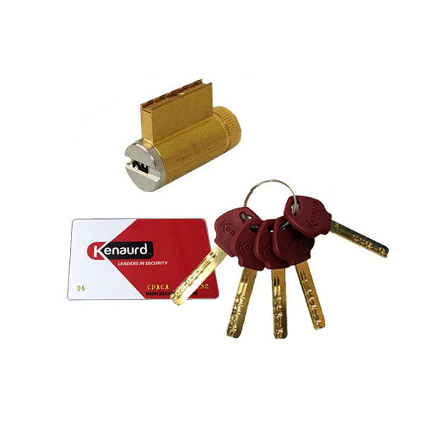 12 x Key Controlled - (Key-In-Knob) KIK Cylinder - 06 Keyway - 26D - Satin Chrome (BUNDLE OF 12)