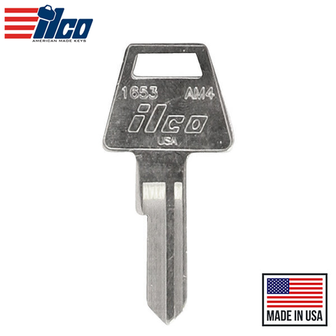 Ilco - 1653 American Lock Key Blank Ilco - 1653 American Lock Key Blank