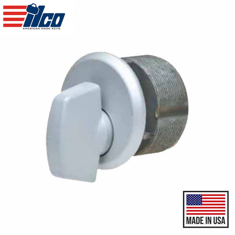 Ilco - Turnknob Mortise - AR Cam - Adams Rite - AL - Aluminum Ilco - Turnknob Mortise - AR Cam - Adams Rite - AL - Aluminum