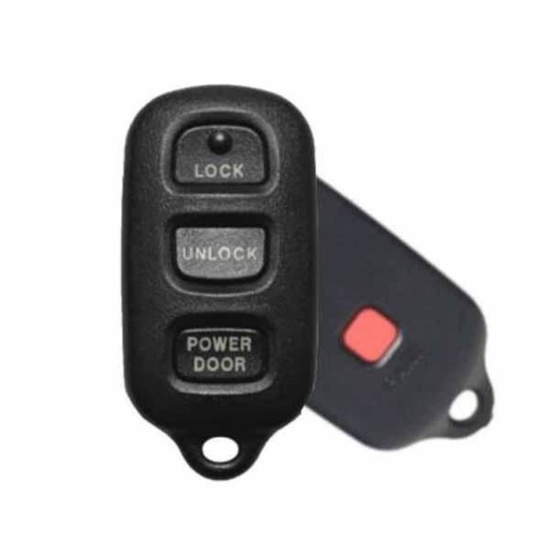 1999-2003 Toyota Sienna 3-Button Keyless Entry Remote PN 89742-08050 GQ43VT14T (OEM Recase) 1999-2003 Toyota Sienna 3-Button Keyless Entry Remote PN 89742-08050 GQ43VT14T (OEM Recase)