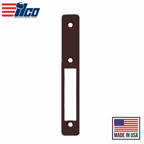 Ilco - Faceplate - Deadbolt - Bevel - Right Hand - 313 - Dark Bronze Ilco - Faceplate - Deadbolt - Bevel - Right Hand - 313 - Dark Bronze