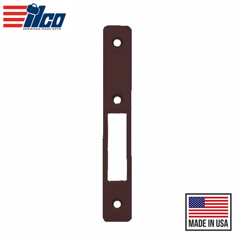 Ilco - Faceplate - Hookbolt - Bevel - Right Hand - 313 - Dark Bronze Ilco - Faceplate - Hookbolt - Bevel - Right Hand - 313 - Dark Bronze