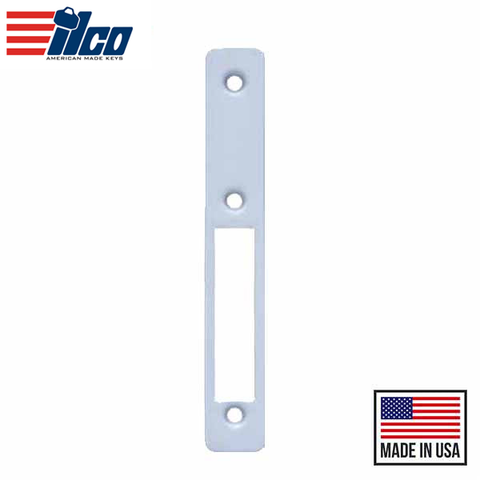 Ilco - Faceplate - Deadbolt - Bevel - Left Hand - 628 - Aluminum Ilco - Faceplate - Deadbolt - Bevel - Left Hand - 628 - Aluminum