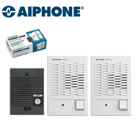Aiphone - C-123LW - Dual Master ChimeCom Set - 1 Door - 2 Masters - 6VDC Aiphone - C-123LW - Dual Master ChimeCom Set - 1 Door - 2 Masters - 6VDC