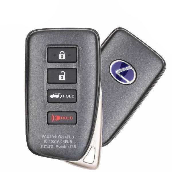 2020-2022 Lexus / 4-Button Smart Key / PN: 89904-0E180 / HYQ14FLB (OEM Refurb)