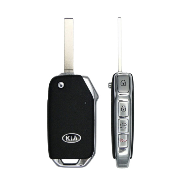 Front view of Kia Soul flip key 95430-K0100 with 4 buttons