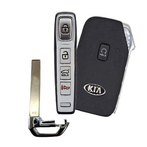 Close-up of Kia smart key buttons with lock, unlock, and remote start Close-up of Kia smart key buttons with lock, unlock, and remote start