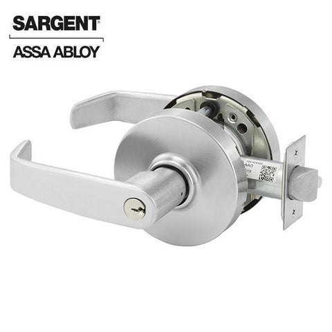 Sargent - 28FW-10G04 - 10 Line Bored Lever Lock - L Lever - Storeroom - 626 - Satin Chrome - Non Handed - Grade 1 Sargent - 28FW-10G04 - 10 Line Bored Lever Lock - L Lever - Storeroom - 626 - Satin Chrome - Non Handed - Grade 1