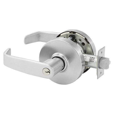 Sargent - 28FW-10G04 - 10 Line Bored Lever Lock - L Lever - Storeroom - 626 - Satin Chrome - Non Handed - Grade 1 Sargent - 28FW-10G04 - 10 Line Bored Lever Lock - L Lever - Storeroom - 626 - Satin Chrome - Non Handed - Grade 1