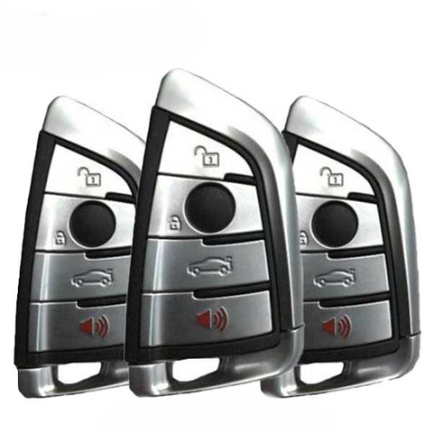 3x 2014-2019 BMW X5 / X6 / 4-Button Smart Key / NBGIDGNG1 / FEM / BDC / 433 MHz (AFTERMARKET) (Bundle of 3) 3x 2014-2019 BMW X5 / X6 / 4-Button Smart Key / NBGIDGNG1 / FEM / BDC / 433 MHz (AFTERMARKET) (Bundle of 3)
