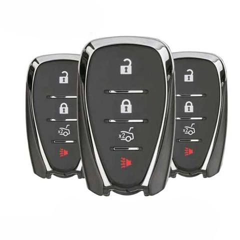 3 x 2016-2020 Chevy Cruze XL7 Sonic / 4-Button Smart Key w/ Trunk / HYQ4AA (BUNDLE OF 3) 3 x 2016-2020 Chevy Cruze XL7 Sonic / 4-Button Smart Key w/ Trunk / HYQ4AA (BUNDLE OF 3)
