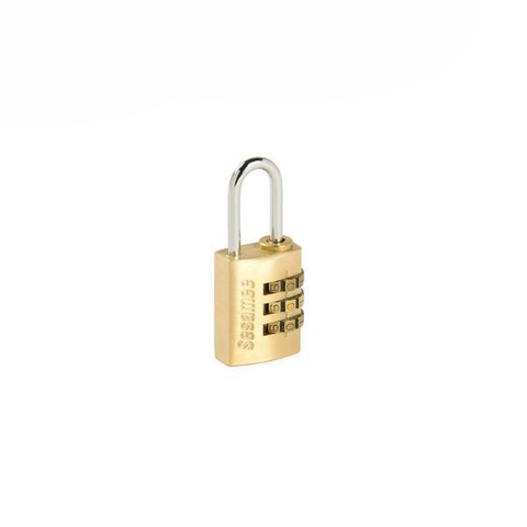 CCL - Sesamee DIY / 3-Dial 16520 Combination Padlock / 20mm / Gold CCL - Sesamee DIY / 3-Dial 16520 Combination Padlock / 20mm / Gold