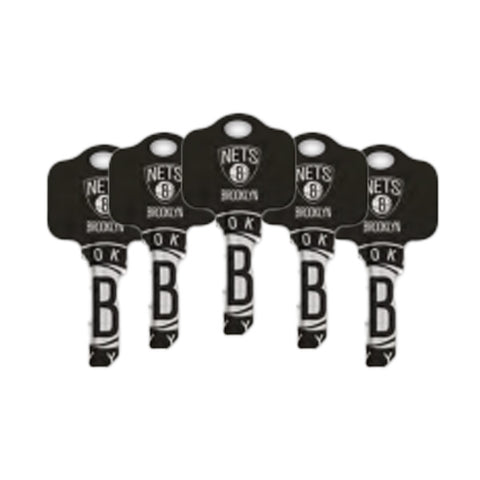 Ilco - NBA TeamKeys - Key Blank - Brooklyn Nets - SC1 (5 Pack) Ilco - NBA TeamKeys - Key Blank - Brooklyn Nets - SC1 (5 Pack)