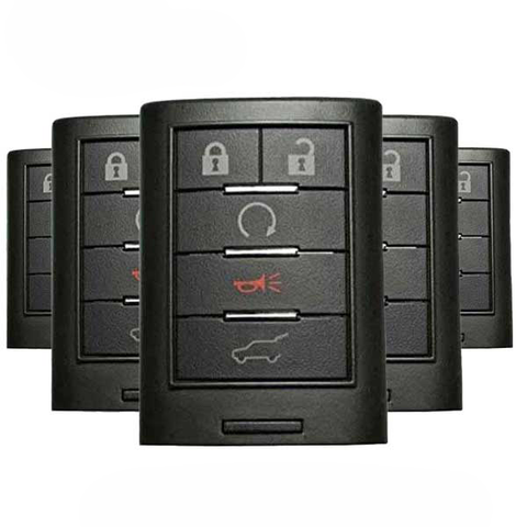 5 x 2010-2015 Cadillac SRX ATS XTS / 5-Button Smart Key / NBG009768 (BUNDLE OF 5) 5 x 2010-2015 Cadillac SRX ATS XTS / 5-Button Smart Key / NBG009768 (BUNDLE OF 5)