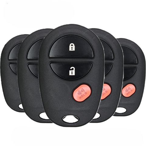 5 x 2004-2018 Toyota / 3-Button Keyless Entry Remote / PN: 89742-AE010 / GQ43VT20T (BUNDLE OF 5) 5 x 2004-2018 Toyota / 3-Button Keyless Entry Remote / PN: 89742-AE010 / GQ43VT20T (BUNDLE OF 5)