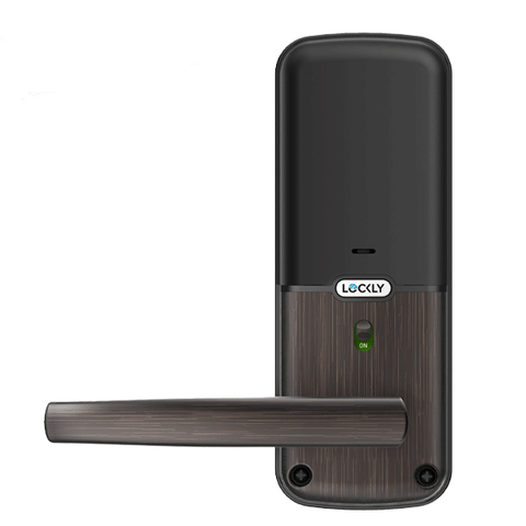 Lockly - PGD628FVB - Secure PLUS Fingerprint Biometric Electronic Latch Lever Set - Keypad - Bluetooth App Controlled - Venetian Bronze Lockly - PGD628FVB - Secure PLUS Fingerprint Biometric Electronic Latch Lever Set - Keypad - Bluetooth App Controlled - Venetian Bronze