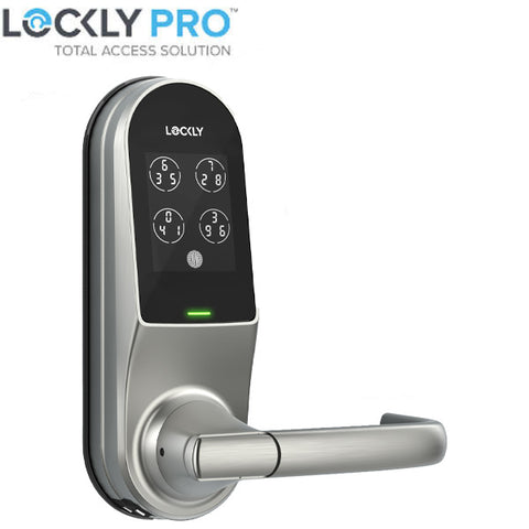 Lockly Guard - LATCH 679L - Lever Latch Smart Lock -Wi-Fi-Bluetooth App Controlled - Fingerprint Reader - Touchscreen Keypad - Key Override - Mifare RFID - Optional Finish Lockly Guard - LATCH 679L - Lever Latch Smart Lock -Wi-Fi-Bluetooth App Controlled - Fingerprint Reader - Touchscreen Keypad - Key Override - Mifare RFID - Optional Finish