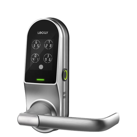 Lockly Guard - LATCH 679L - Lever Latch Smart Lock -Wi-Fi-Bluetooth App Controlled - Fingerprint Reader - Touchscreen Keypad - Key Override - Mifare RFID - Optional Finish Lockly Guard - LATCH 679L - Lever Latch Smart Lock -Wi-Fi-Bluetooth App Controlled - Fingerprint Reader - Touchscreen Keypad - Key Override - Mifare RFID - Optional Finish