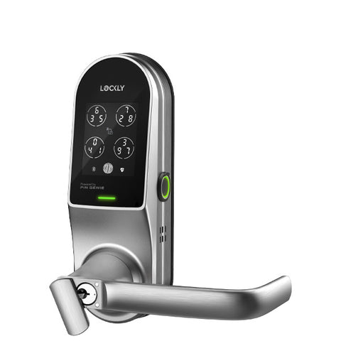 Lockly Guard - LATCH 679L - Lever Latch Smart Lock -Wi-Fi-Bluetooth App Controlled - Fingerprint Reader - Touchscreen Keypad - Key Override - Mifare RFID - Optional Finish Lockly Guard - LATCH 679L - Lever Latch Smart Lock -Wi-Fi-Bluetooth App Controlled - Fingerprint Reader - Touchscreen Keypad - Key Override - Mifare RFID - Optional Finish