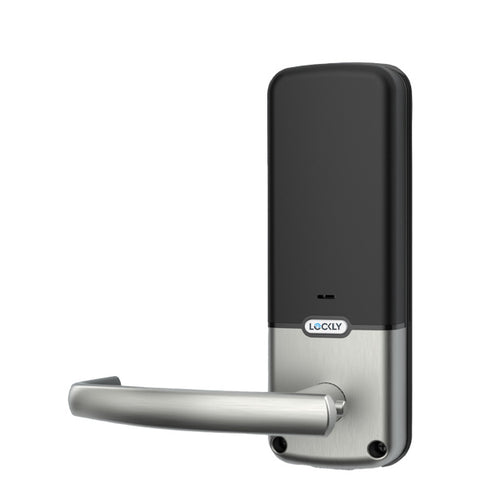 Lockly Guard - LATCH 679L - Lever Latch Smart Lock -Wi-Fi-Bluetooth App Controlled - Fingerprint Reader - Touchscreen Keypad - Key Override - Mifare RFID - Optional Finish Lockly Guard - LATCH 679L - Lever Latch Smart Lock -Wi-Fi-Bluetooth App Controlled - Fingerprint Reader - Touchscreen Keypad - Key Override - Mifare RFID - Optional Finish