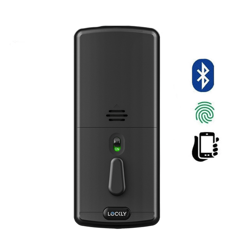 Lockly - PGD728WMB - Secure PRO Wi-Fi - Bluetooth App Controlled - Fingerprint Biometric Electronic Deadbolt - Includes Wi-Fi Hub - Matte Black Lockly - PGD728WMB - Secure PRO Wi-Fi - Bluetooth App Controlled - Fingerprint Biometric Electronic Deadbolt - Includes Wi-Fi Hub - Matte Black