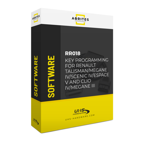 ABRITES - AVDI / PROTAG - RR018 - Renault / Talisman / Megane IV / Scenic IV / Espace V and Clio IV / Megane III 2015+ Key programming ABRITES - AVDI / PROTAG - RR018 - Renault / Talisman / Megane IV / Scenic IV / Espace V and Clio IV / Megane III 2015+ Key programming