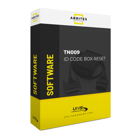 ABRITES - AVDI - TN009 - ID Code Box Reset ABRITES - AVDI - TN009 - ID Code Box Reset