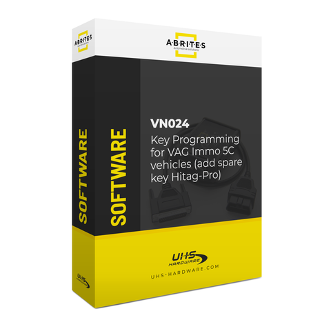 ABRITES - VN024 - Key Programming for VAG Immo 5C vehicles (add spare key Hitag-Pro) ABRITES - VN024 - Key Programming for VAG Immo 5C vehicles (add spare key Hitag-Pro)
