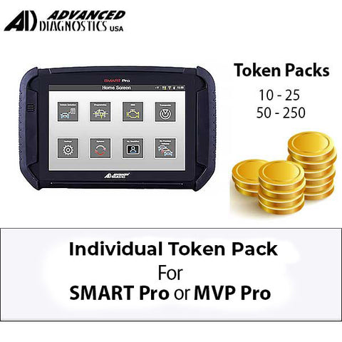 Advanced Diagnostics - D745265AD - Token Packs for the SMART Pro Key Programmer (10/25/50/250) - (Machine Sold Separately) Advanced Diagnostics - D745265AD - Token Packs for the SMART Pro Key Programmer (10/25/50/250) - (Machine Sold Separately)