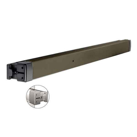 Adams Rite - 8802 - Narrow Stile - Rim Exit Device - Cylinder Dogging - 36" - Anodized Dark Bronze Adams Rite - 8802 - Narrow Stile - Rim Exit Device - Cylinder Dogging - 36" - Anodized Dark Bronze