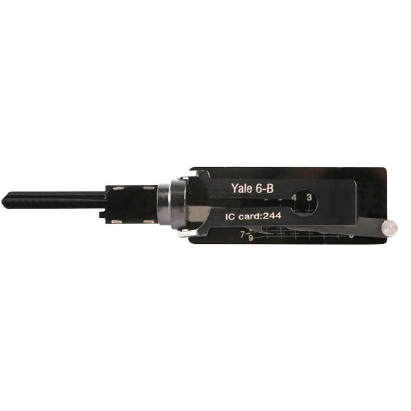 GOSO - AKK Lishi Style 2-in-1 Pick and Decoder - Yale 6B - 6-Pin - European Lock Cylinder
