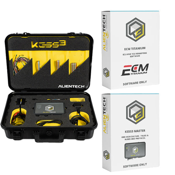 Alientech - KESS3 - ECU and TCU Programmer And OBD Agriculture - Truck And Buses Protocol Activation Software with ECM Titanium ECU And TCU Remapping Software