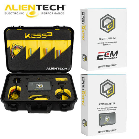 Alientech - KESS3 - ECU and TCU Programmer And OBD Marine - PWC Protocol Activation Software with ECM Titanium ECU And TCU Remapping Software Alientech - KESS3 - ECU and TCU Programmer And OBD Marine - PWC Protocol Activation Software with ECM Titanium ECU And TCU Remapping Software