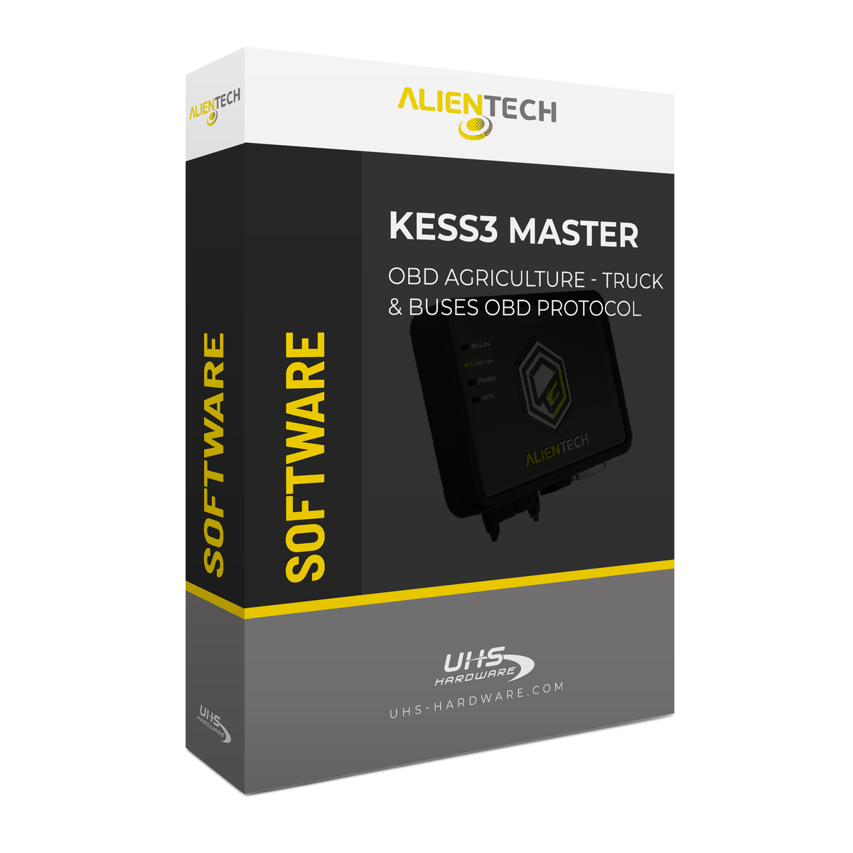 Alientech - KESS3 Master Software - OBD Agriculture - Truck & Buses OBD Protocol Activation - Includes 12 Month Subscription ( Machine Sold Separately )