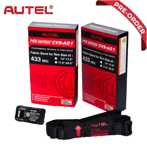Autel - 300190 - Programmable CV TPMS Sensor - Fabric Band For Rims Sized 14 to 17.5 Inches (PRE-ORDER) Autel - 300190 - Programmable CV TPMS Sensor - Fabric Band For Rims Sized 14 to 17.5 Inches (PRE-ORDER)