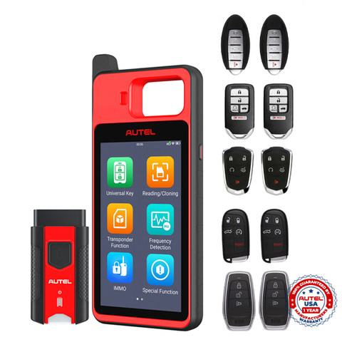 AUTEL - KM100 & Universal Key Tool & Generator with MaxiVCI V200 Kit + 8 Autel Universal Keys