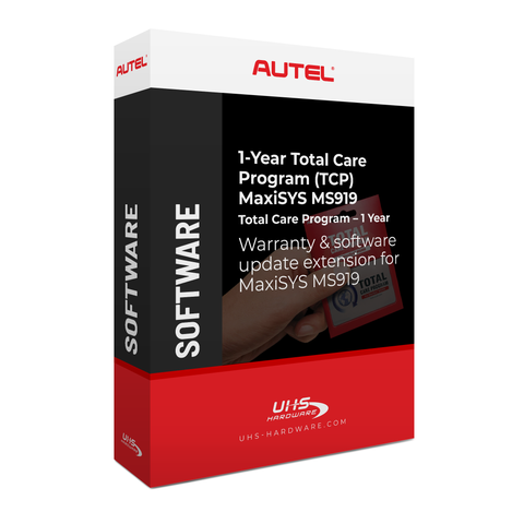 Autel - Maxisys MS919 1 Year Total Care Program (TCP) Warranty and Software Update Extension Autel - Maxisys MS919 1 Year Total Care Program (TCP) Warranty and Software Update Extension