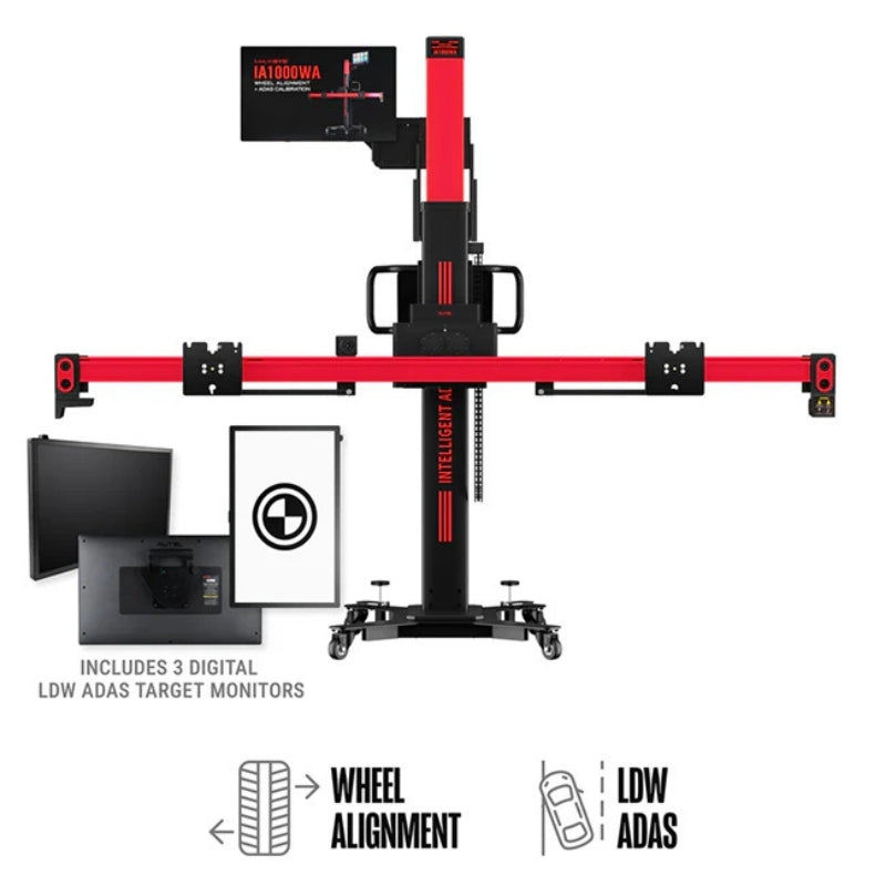 Autel - IA1000 Automated Wheel Alignment and ADAS System with MaxiSYS Ultra S2 Diagnostics Tablet & Digital LDW Targets Autel - IA1000 Automated Wheel Alignment and ADAS System with MaxiSYS Ultra S2 Diagnostics Tablet & Digital LDW Targets
