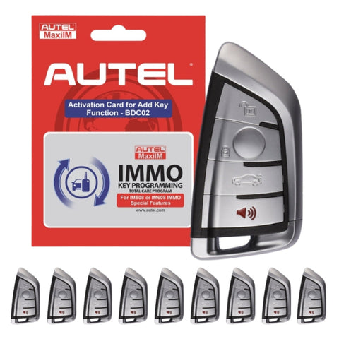 Autel 4-Button BMW-Style IKEY with Lock, Unlock, Trunk, and Panic Buttons Autel 4-Button BMW-Style IKEY with Lock, Unlock, Trunk, and Panic Buttons