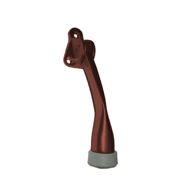 Cal-Royal - DH25 - Kick Down Door Stop - 4" - Die Cast Zinc - Rubber Stop - Optional Finish