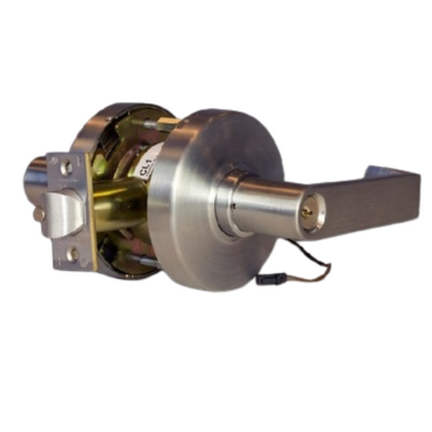 Command Access - Electrified Cylindrical Clutch Lever Set - Fail Safe - Storeroom - L6 Lever - 12/24V - Satin Chrome - Grade 1 Command Access - Electrified Cylindrical Clutch Lever Set - Fail Safe - Storeroom - L6 Lever - 12/24V - Satin Chrome - Grade 1