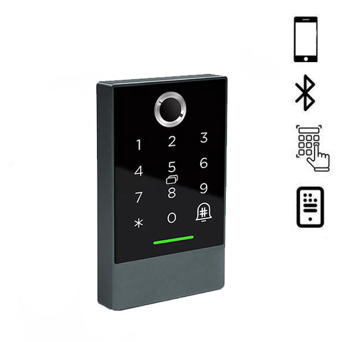 DeGuard Pro - Premium Electronic Smart Door Lock Reader Door Access Control System - Bluetooth / RFID / Optional Fingerprint / Wi-Fi - Stainless Steel DeGuard Pro - Premium Electronic Smart Door Lock Reader Door Access Control System - Bluetooth / RFID / Optional Fingerprint / Wi-Fi - Stainless Steel